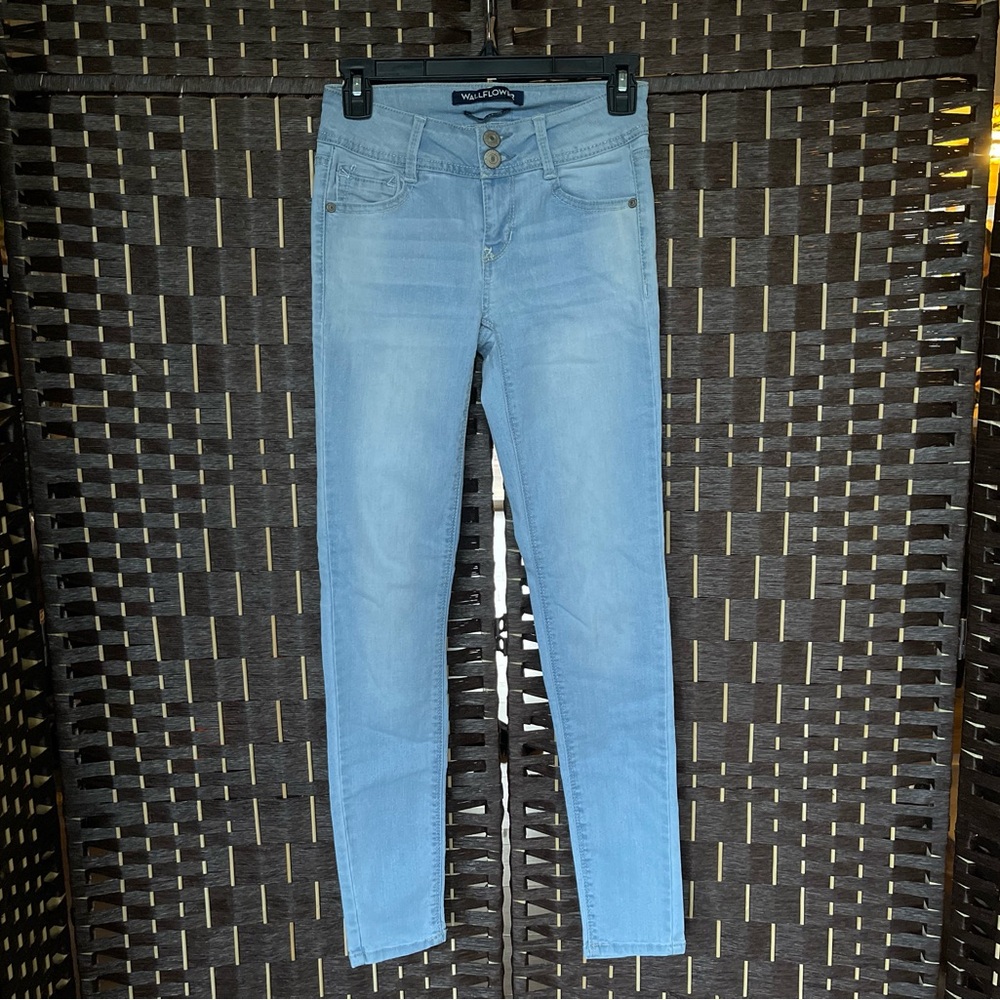 Wildflowers Sky Blue Skinny Jeans